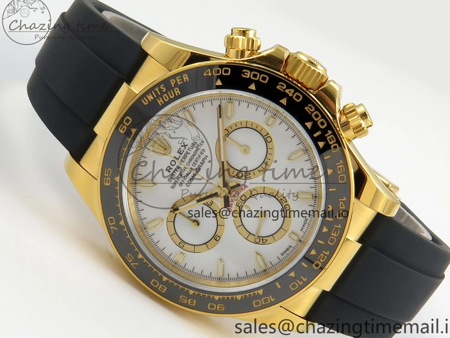 0205 Daytona 126518 VSF 1:1 Best Edition White Dial on Oysterflex Strap VS4131 V2 (Weighted) Breathable 149